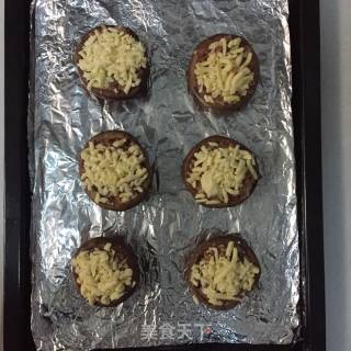 #四session Baking Contest and It's Love to Eat Festival# Baked Shiitake Mushrooms with Onion and Cheese recipe