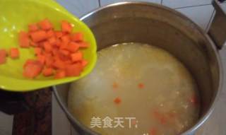 Crab Vermicelli Melon Porridge recipe