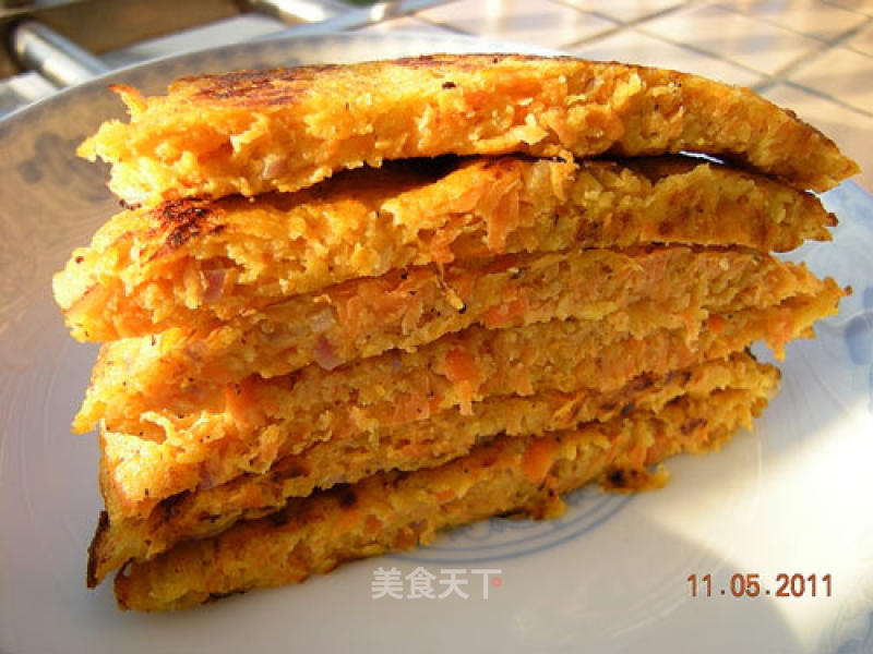 Healthy Breakfast with Sunshine-carrot and Egg Corn Tortillas recipe