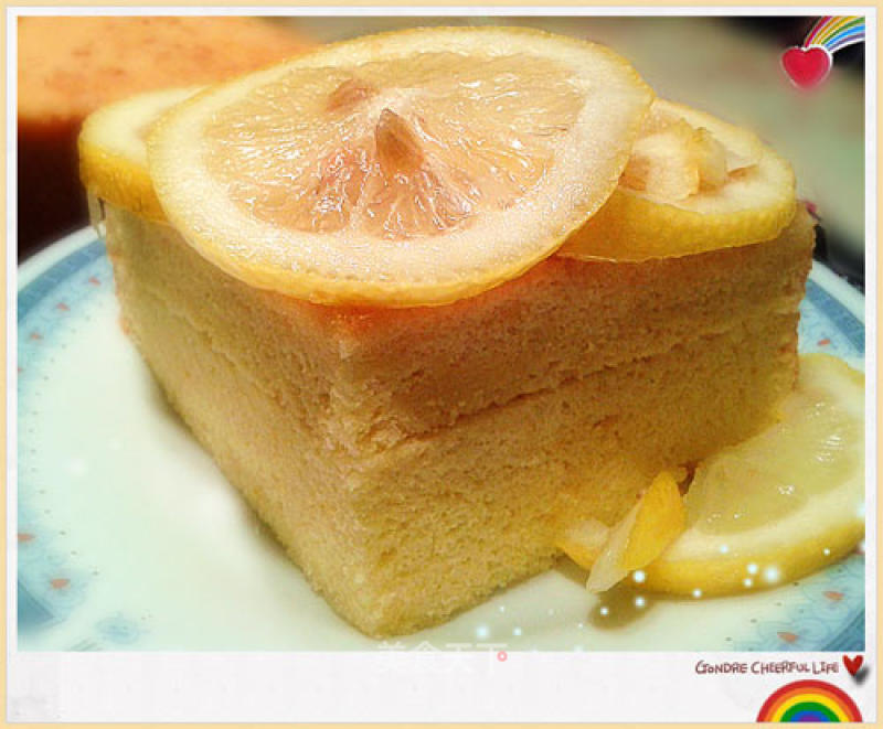 Super Detailed: Lemon Maple Chiffon Cake without Baking Powder! ! ! recipe