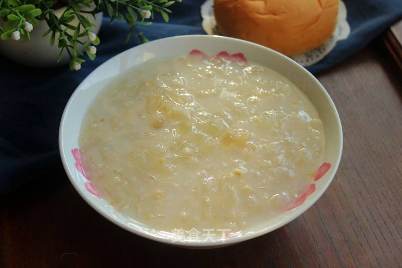 #润稻汤汤#oatmeal White Fungus Soup recipe