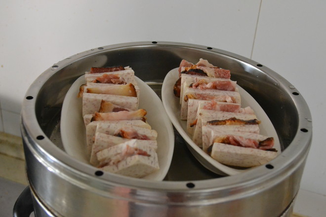 [tuan Tuan Yuan Yuan] Steamed Taro and Bacon recipe