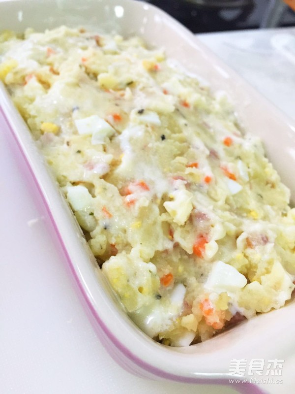 Cheese Baked Mashed Potatoes recipe