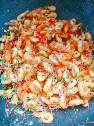 Spicy Small River Prawns recipe