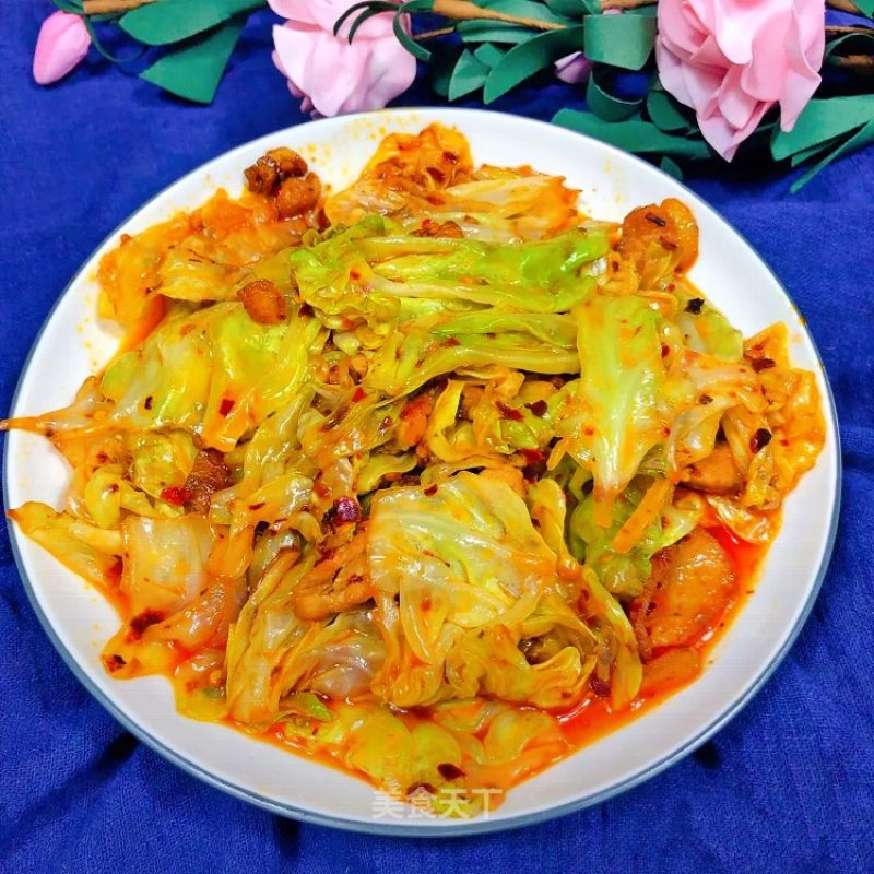 Spicy Shredded Cabbage recipe