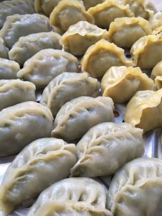 Two-color Steamed Dumplings recipe