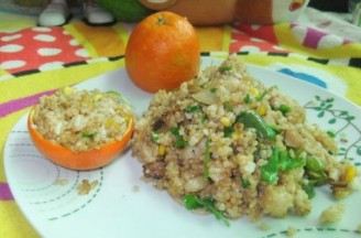 Orange Fried Rice recipe