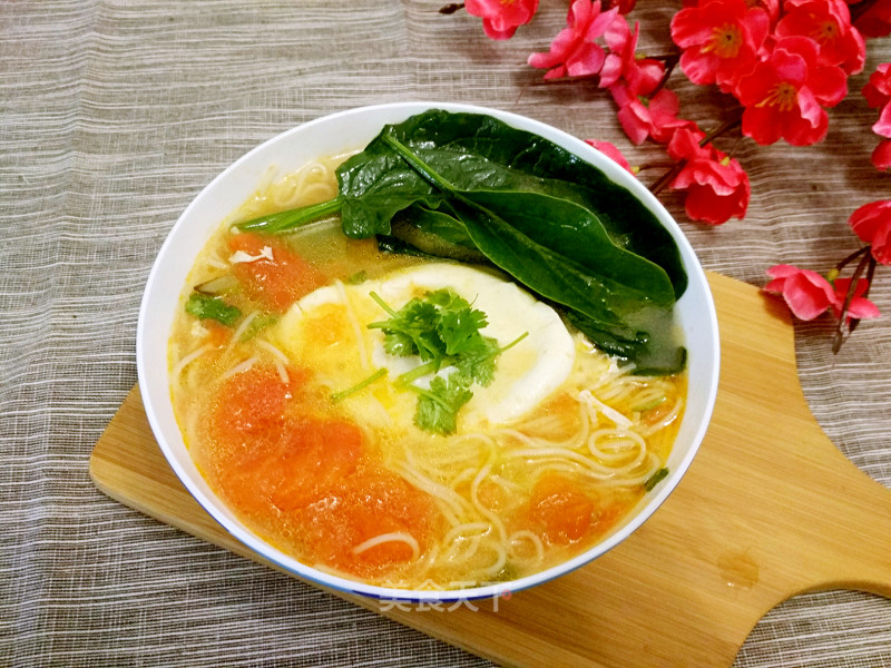 [tianjin] Tomato and Egg Noodle Soup recipe