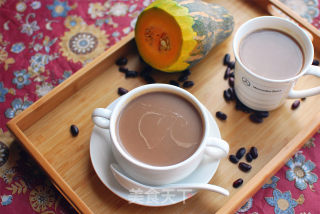 Pumpkin Soy Milk with Red Kidney Beans recipe