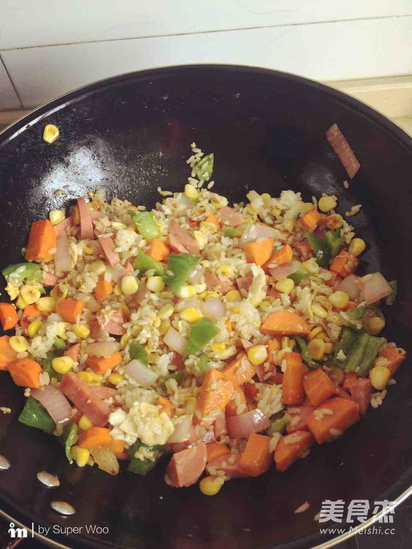 Special Soy Sauce Chowder Fried Rice recipe