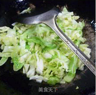 Stir-fried Cabbage with Fresh Mushrooms recipe