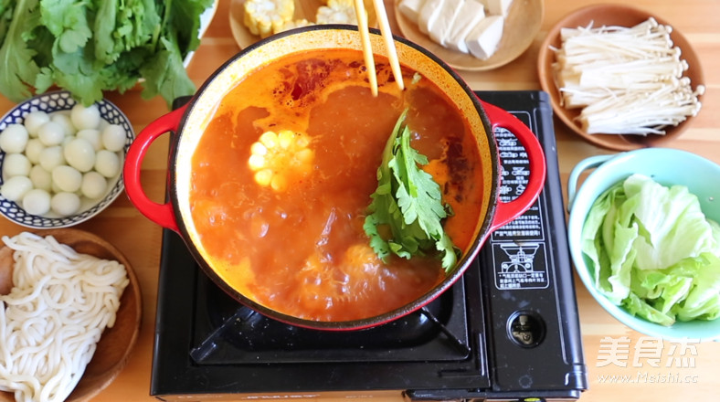 Tomato Beef Hot Pot recipe