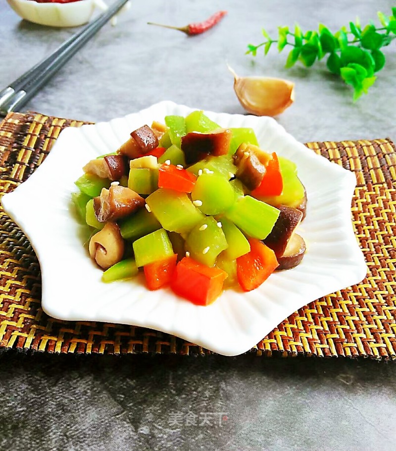 Shiitake Mushrooms and Bamboo Shoots recipe