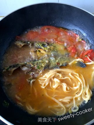 Tomato Fish Noodle Soup recipe