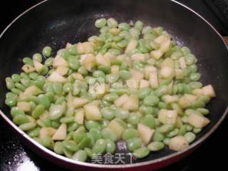 Stir-fried Lima Beans with Beef recipe