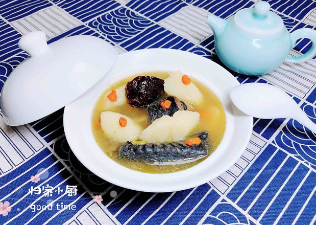 Nourishing Black Chicken Yam Soup recipe