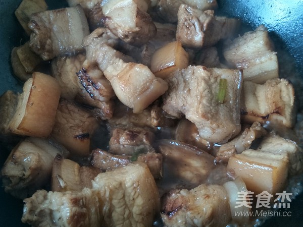 Braised Pork Belly with Dried Vegetables recipe