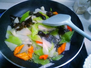 Healthy Quick Hand Vegetables·fried Chinese Yam with Fungus recipe