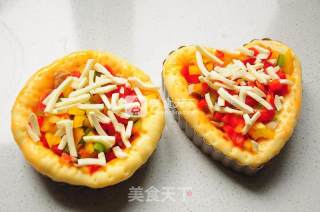 #aca烤明星大赛#pizza with Mushrooms and Colored Peppers recipe