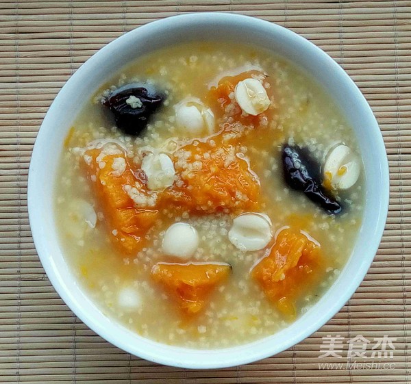 Lotus Seed Pumpkin Millet Congee recipe