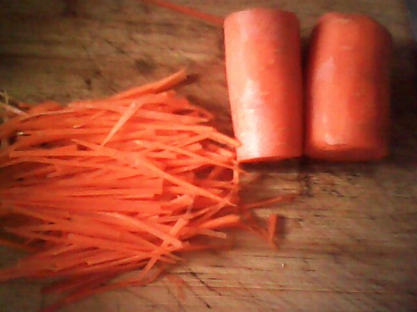 Carrots Mixed with Bean Sprouts recipe