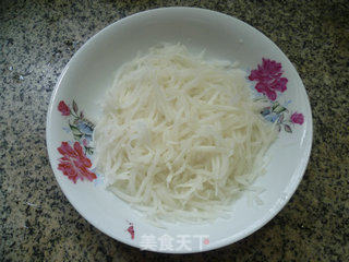 Shredded Radish recipe