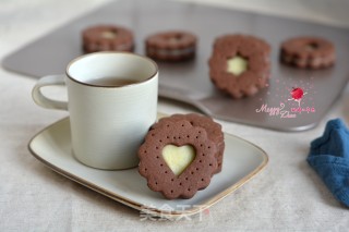 #柏翠大赛#cocoa Sandwich Biscuits recipe