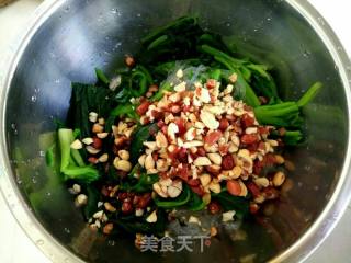 Spinach Mixed Vermicelli recipe