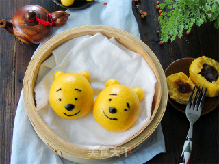 [jiangsu] Let The Steamed Buns Sprout Up-pooh Bean Paste Steamed Buns recipe