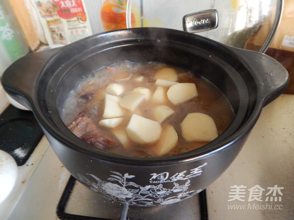 Stewed Ribs with Potato Vermicelli recipe