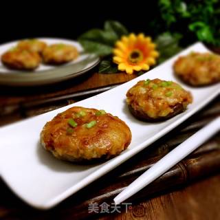 #四session Baking Contest and It's Love to Eat Festival# Baked Shiitake Mushrooms with Onion and Cheese recipe