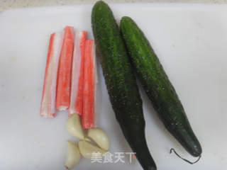 Cold Cucumber Crab Foot Sticks recipe