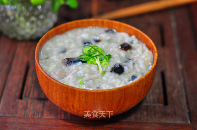 Congee with Preserved Egg and Lean Meat recipe