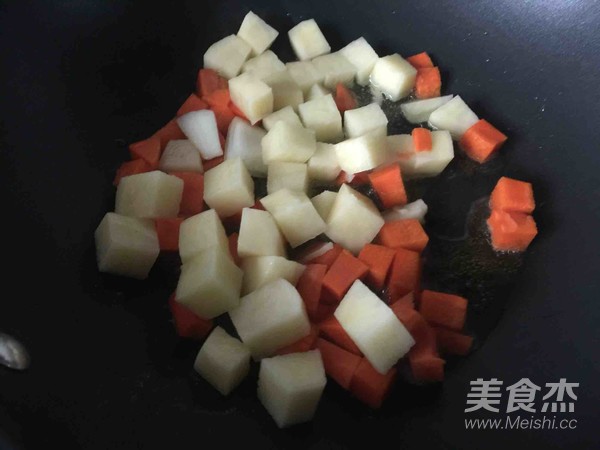 Panda Beef Curry Rice recipe