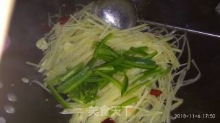 Green Pepper and Potato Shreds recipe