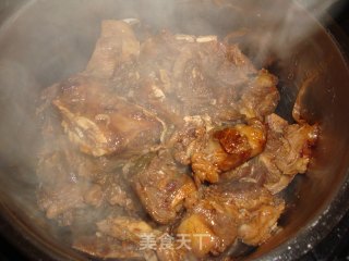 Steak with Potatoes and Radish recipe