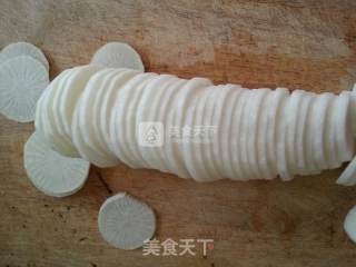 Sweet and Sour Crispy Radish recipe