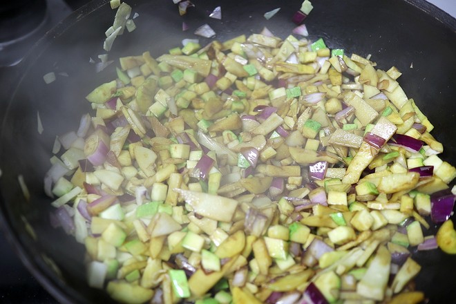 Seafood Spring Bamboo Shoots Rice Bowl recipe