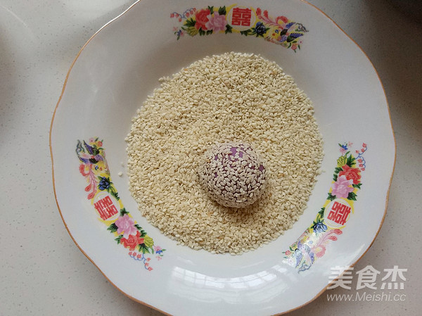 Purple Sweet Potato Glutinous Rice Ball recipe