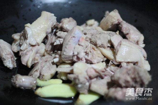 Fried Duck with Ginger recipe