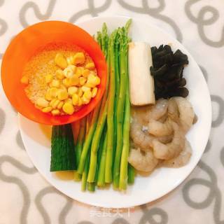 Shrimp and Asparagus Bento-reduced Fat Recipe recipe