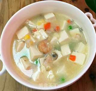 Shrimp Tofu Soup recipe