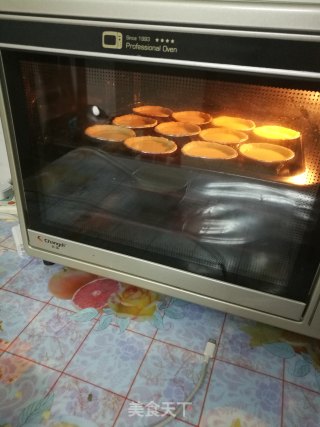 English Egg Tart (handmade Tart Crust and Liquid Tart) recipe