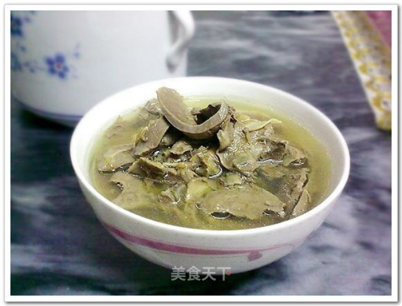 Stewed Pork Heart with Ginseng Slices recipe