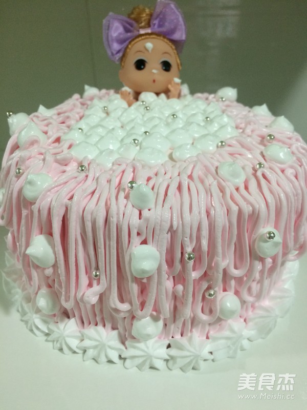 Confused Doll Birthday Cake recipe