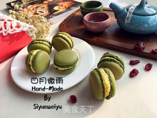 #trust之美# Matcha Macaron recipe