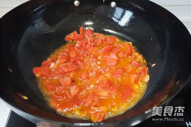 Potato Tomato Noodle Soup recipe