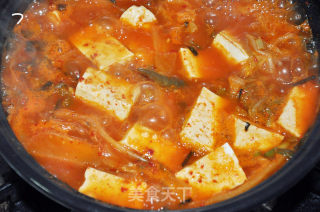 Korean Spicy Cabbage Mackerel Soup recipe