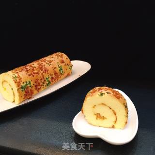 Pork Floss Cake Roll recipe