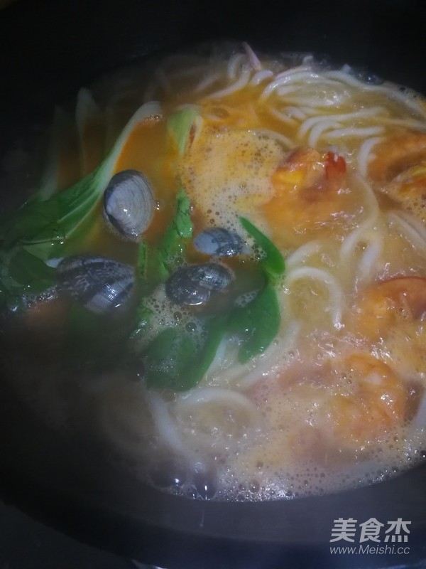Seafood Udon recipe